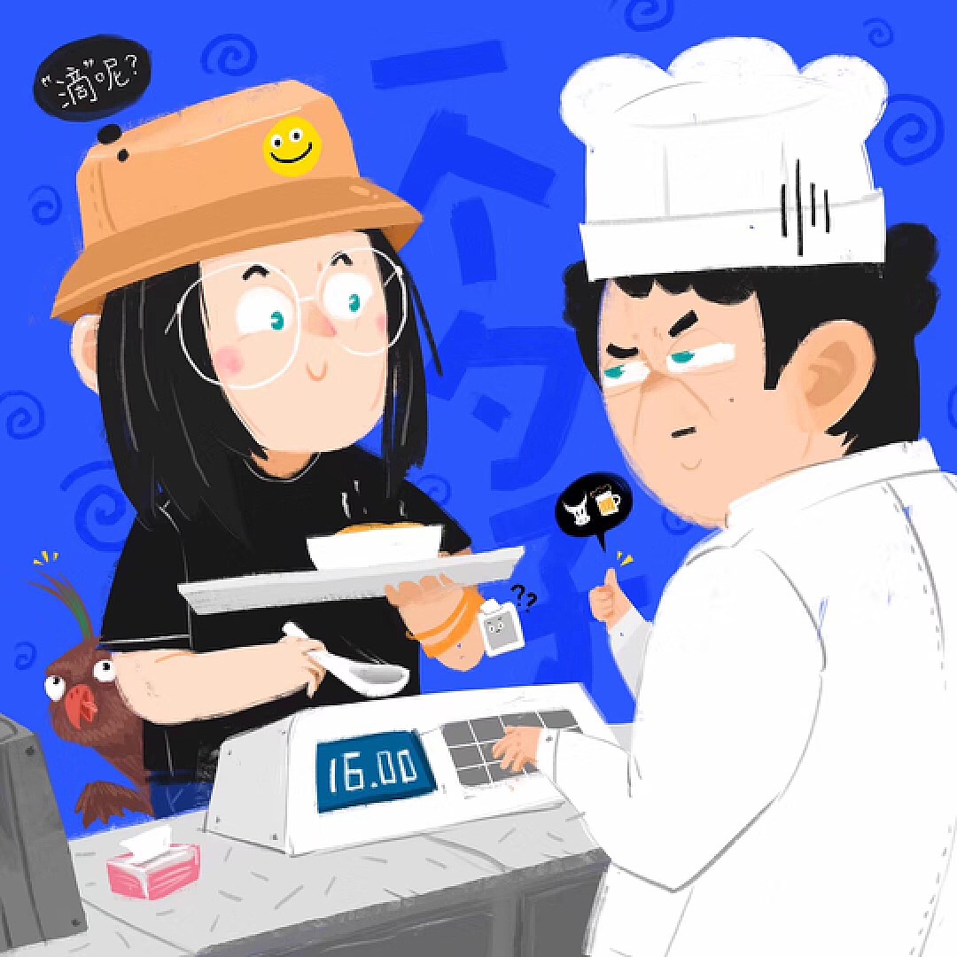 还有一次,她去食堂要了一碗面,结算的时候犹豫了一下...然后把勺子伸向了刷卡机!<br>(食堂大妈os:这是什么操作??)类似这种沙雕瞬间时不时都会出现下(⊙.⊙)<br><br>她还发现周末千万不能 下午睡觉天黑醒来,会超级可怕哈哈哈哈...