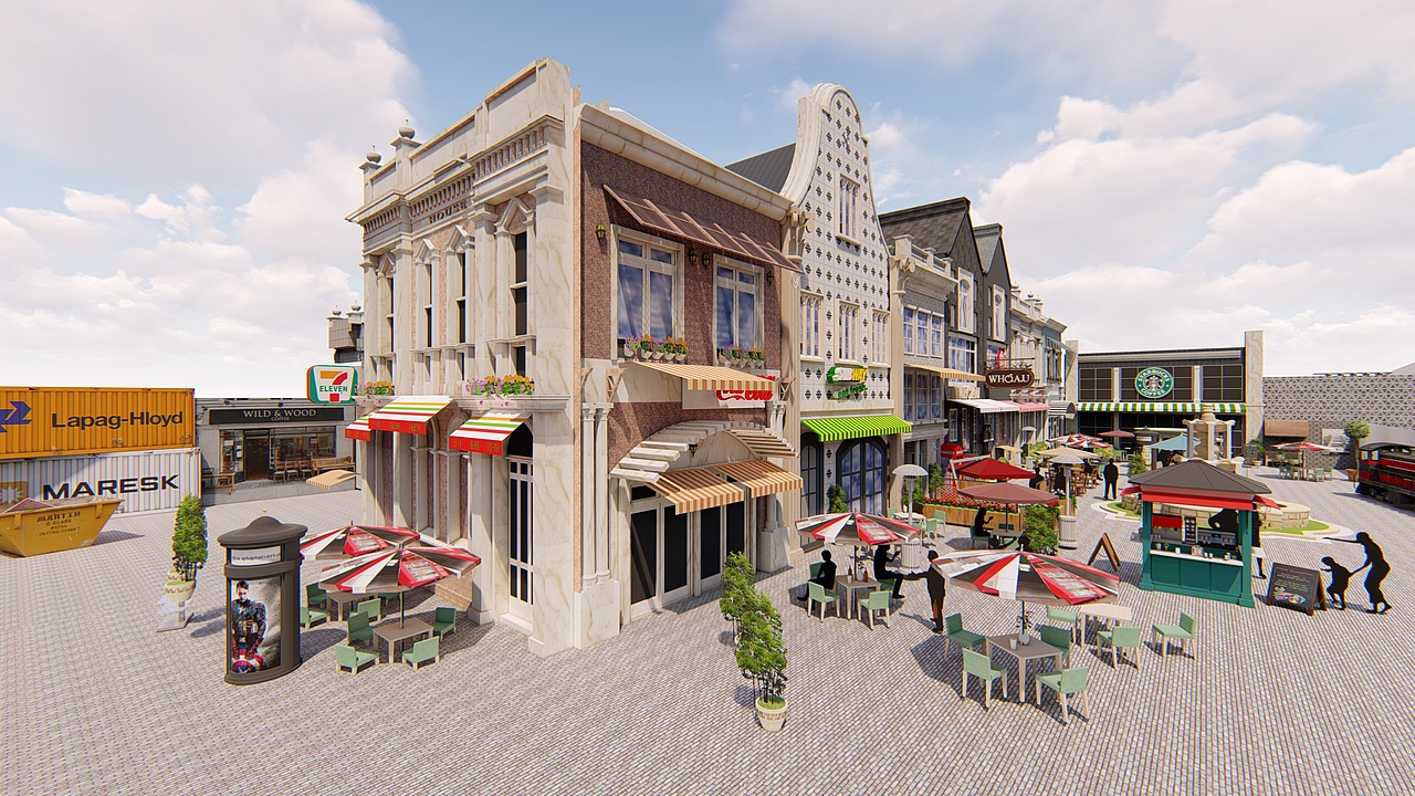 环艺毕业设计作品--北京798街拍基地