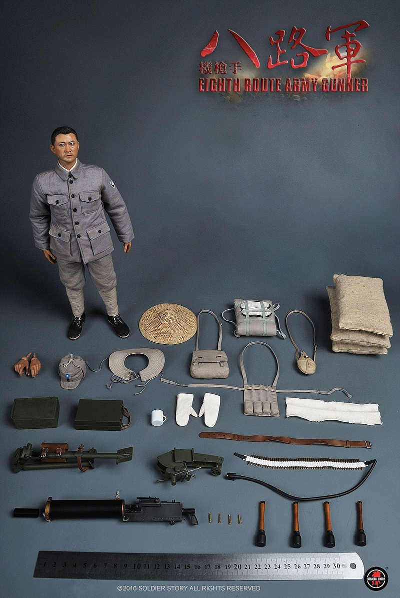 soldierstory新品：1/6 WWII - 八路军机鎗手（图ZMTExMDA0OTQ4） - 手办/模玩 - 站酷设计师SoldierStory原创素材 - 站酷ZCOOL