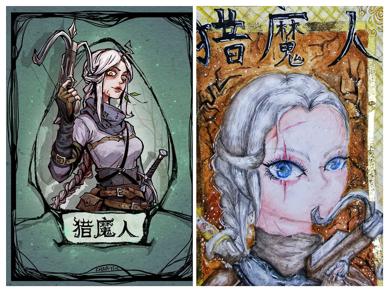 8岁设计师的《狼人杀》插画