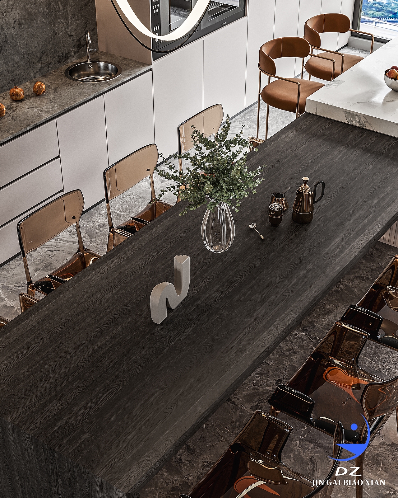 客餐厅效果图表现合集