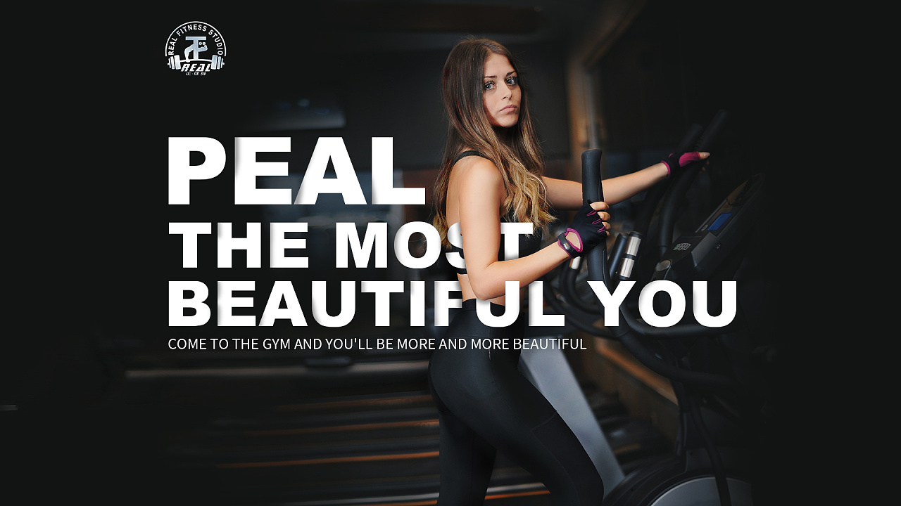 字体大小对比粗细对比,这样一个简约风格的banner是不是很有意思呢?