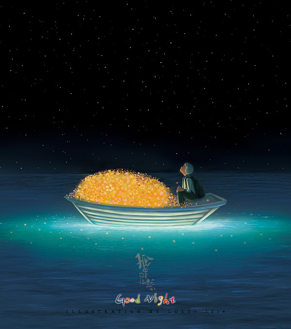 孤单星球|插画|商业插画|lost7_原创作品-站酷zcool