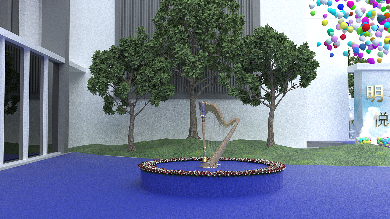 明月天骄楼盘开业