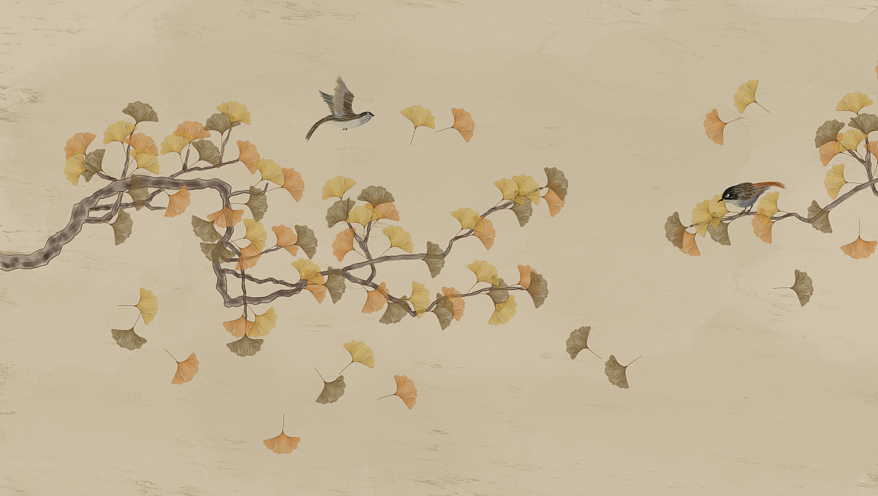 雅致银杏美 - 原创作品 - 站酷(zcool)