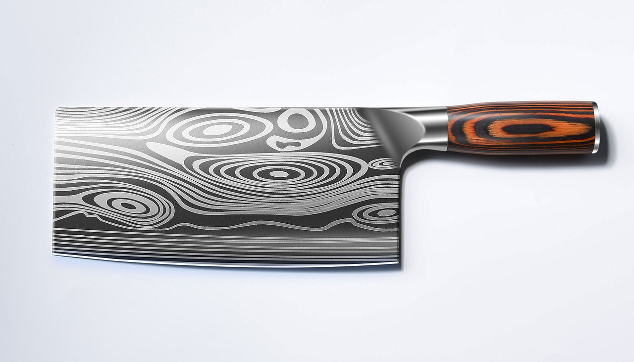 大马士革激光纹斩切刀_巧可补丁-站酷zcool