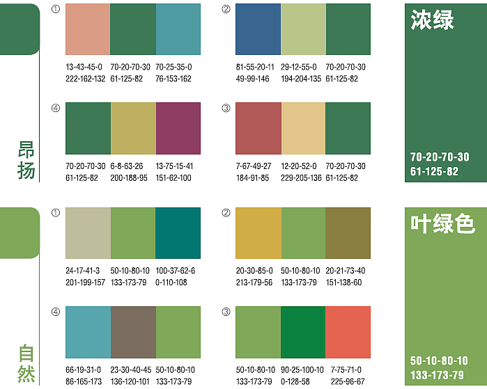 最舒服的颜色搭配方案②