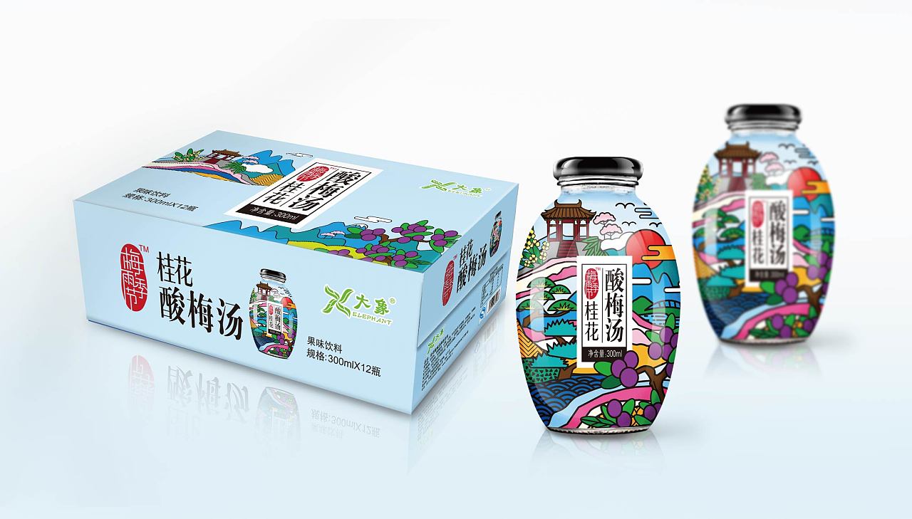 梅雨季节酸梅汤品牌包装全案