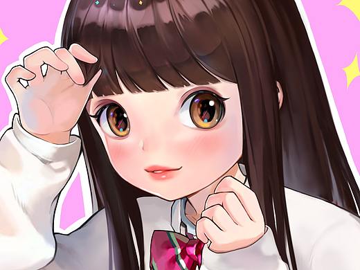 小女孩（个人主页-ZMzQwNDYzNDQ=） - 创作习作 - 站酷设计师Yyokoi原创素材 - 站酷ZCOOL