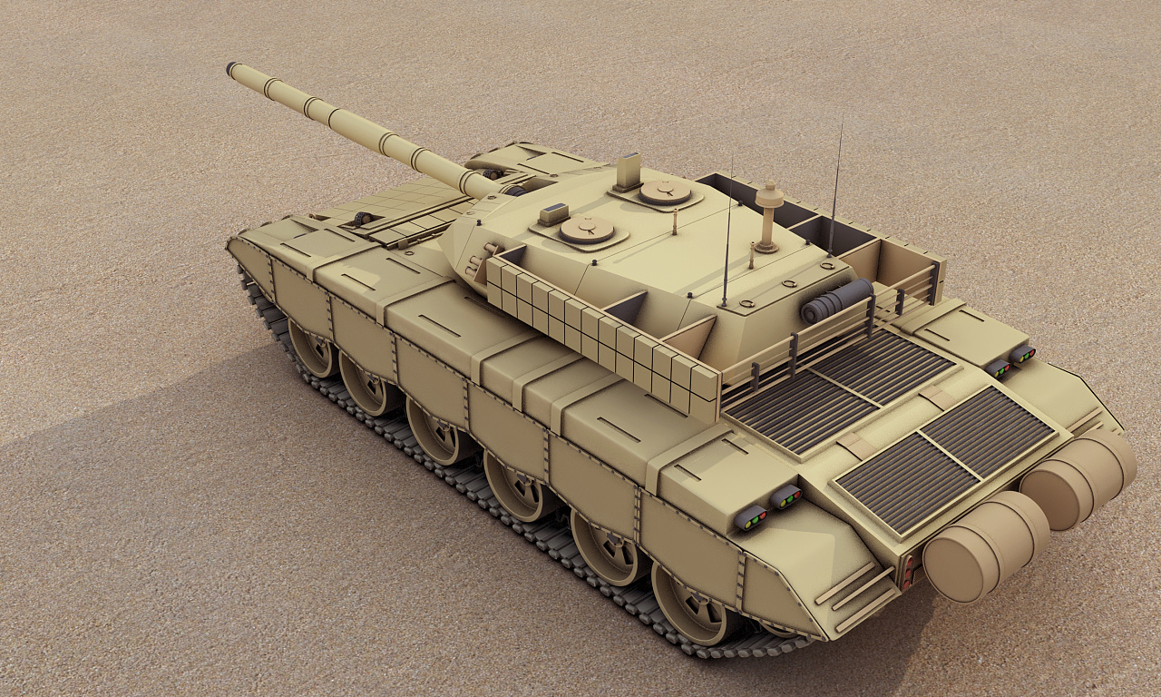 99式坦克 沙漠