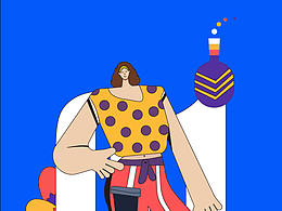 扁平人物插画练习