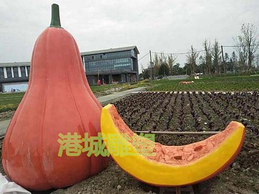 乡村旅游发展特色产业大南瓜玻璃钢雕塑带动村强民富