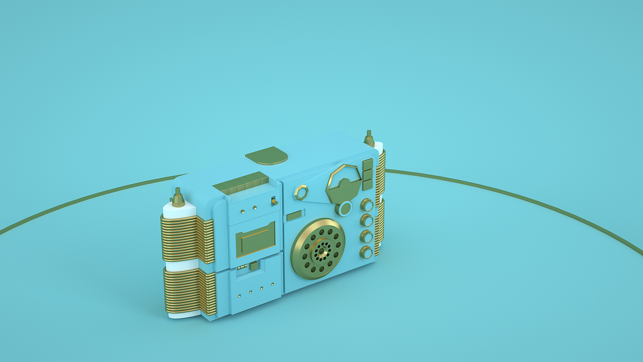 C4D 三维装置动效