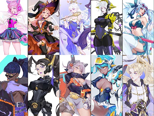 2020春季角色班学员原创立绘作品