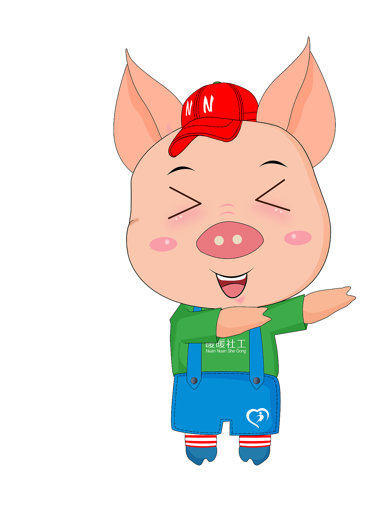 暖暖社工形象设计 企业动漫形象设计 表情包 动图制作