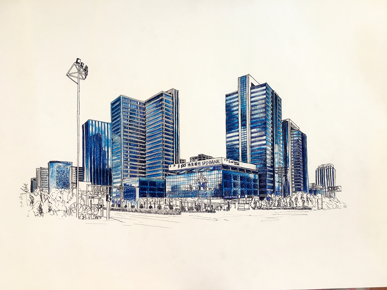 《我的家鄉(xiāng)-新東勝》（圖ZODMwMTkyNDg=） - 繪畫 - 站酷設(shè)計(jì)師完美MCL原創(chuàng)素材 - 站酷ZCOOL