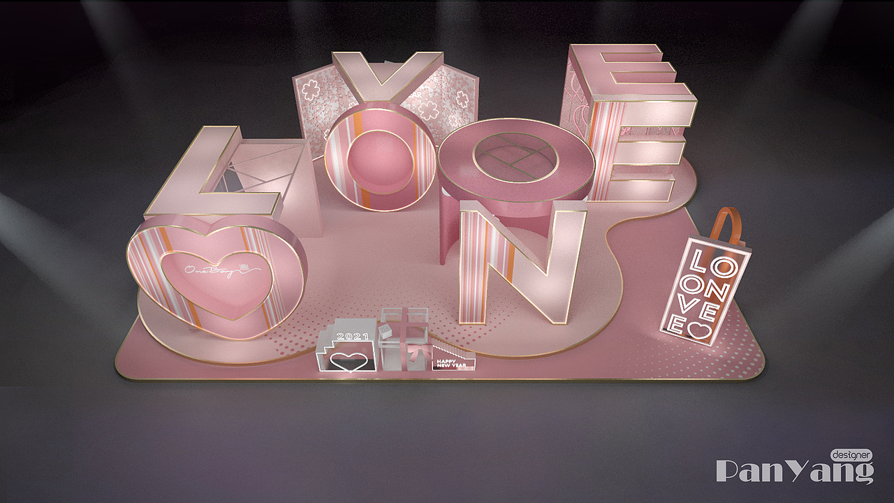 ONE LOVE（图ZMjUyNzc0Mjg4） - 展陈设计 - 站酷设计师PanYang丶原创素材 - 站酷ZCOOL