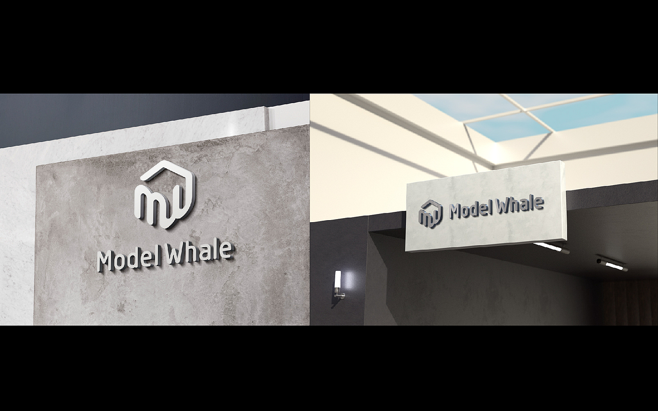 ModelWhale logo 设计（图ZMjUyNTE0MzYw） - Logo - 站酷设计师皮芽子原创素材 - 站酷ZCOOL