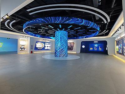 焦作展厅装修案例-焦作华为5G科技展厅装修设计效果图