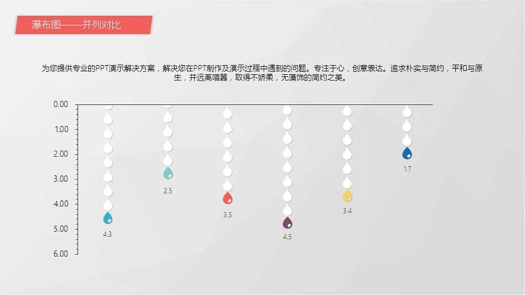 宅寂系列：微立体LOWPOLY可编辑数据图表PPT模板