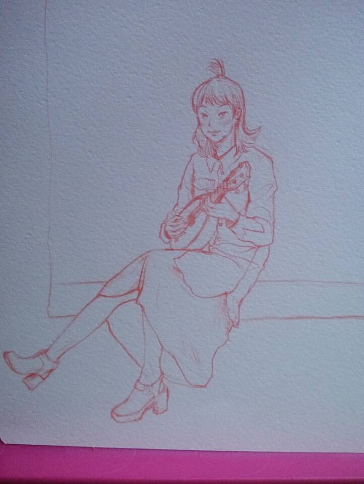 畫的同學(xué)，唐婉琳，（圖ZNjI2MjM4NjQ=） - 創(chuàng)作習(xí)作 - 站酷設(shè)計(jì)師白橗_原創(chuàng)素材 - 站酷ZCOOL