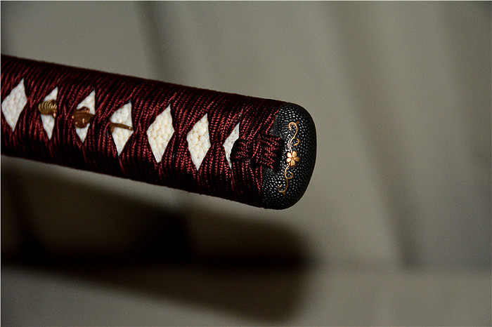 日本刀--樱唐草侟 玉钢真剑