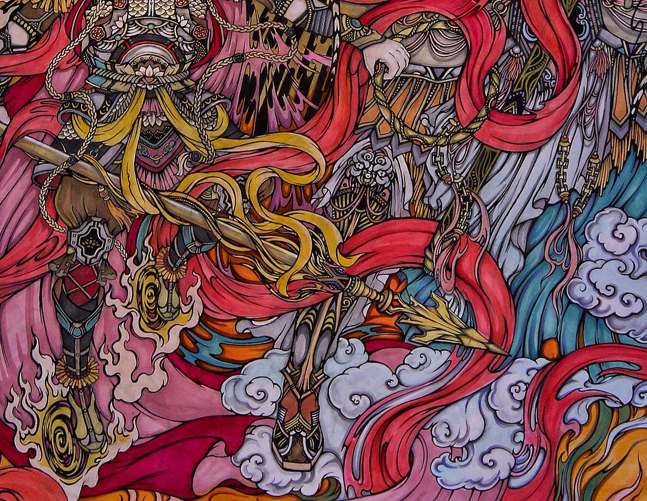 斗法——齐天大圣vs哪吒三太子