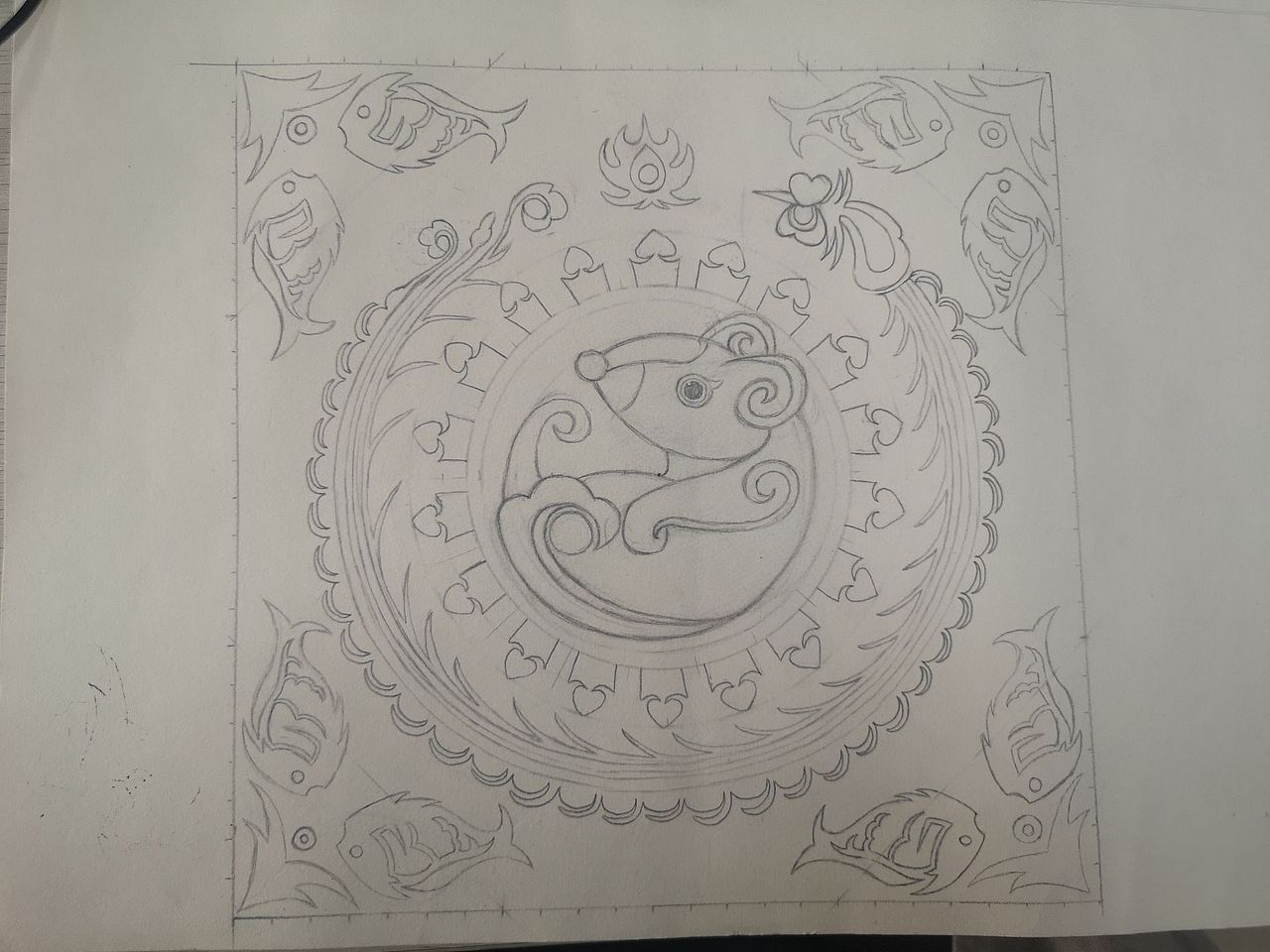 《瑞鼠迎春》2020毕业设计作品