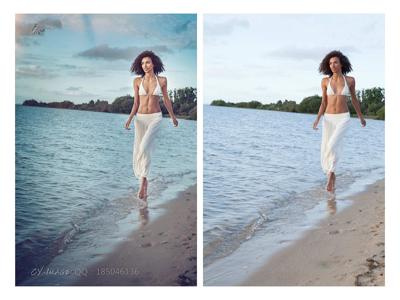 人像修图练习作品