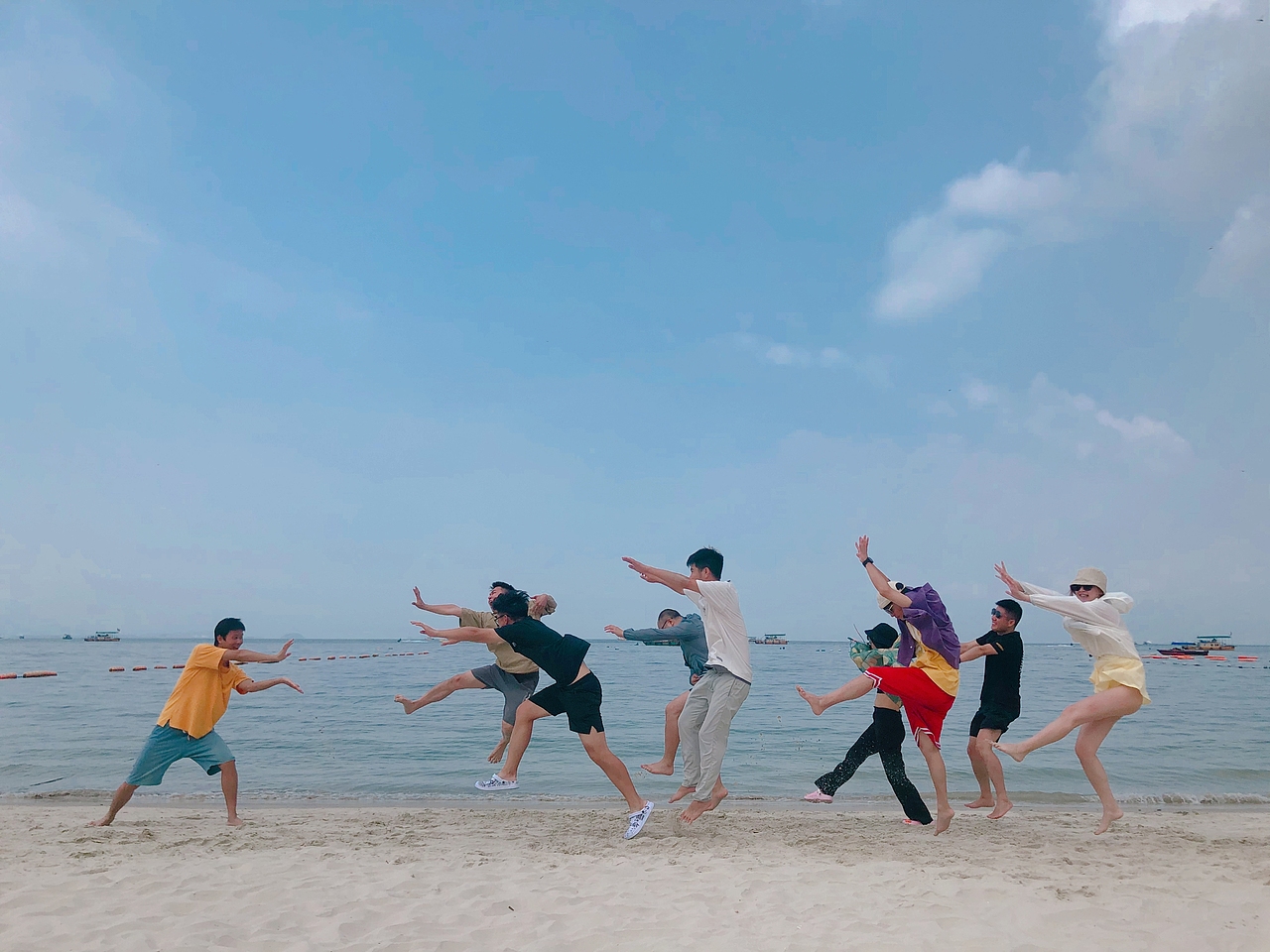 巽寮湾海边部门团建