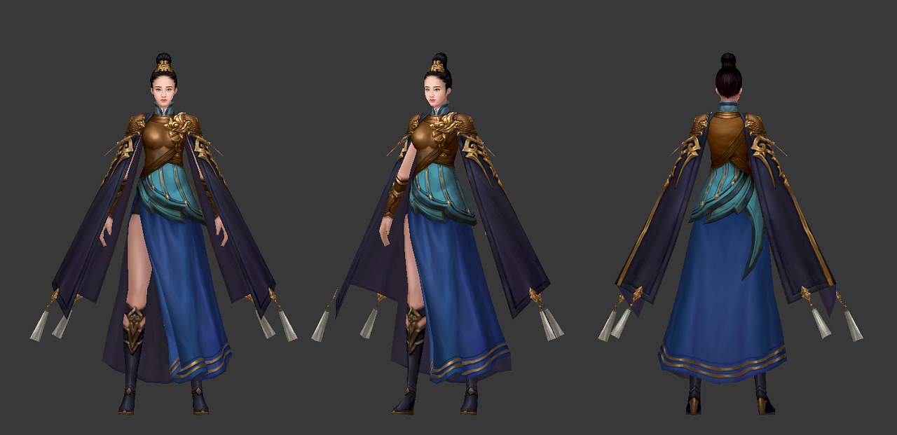 个人早期3d手绘类模型