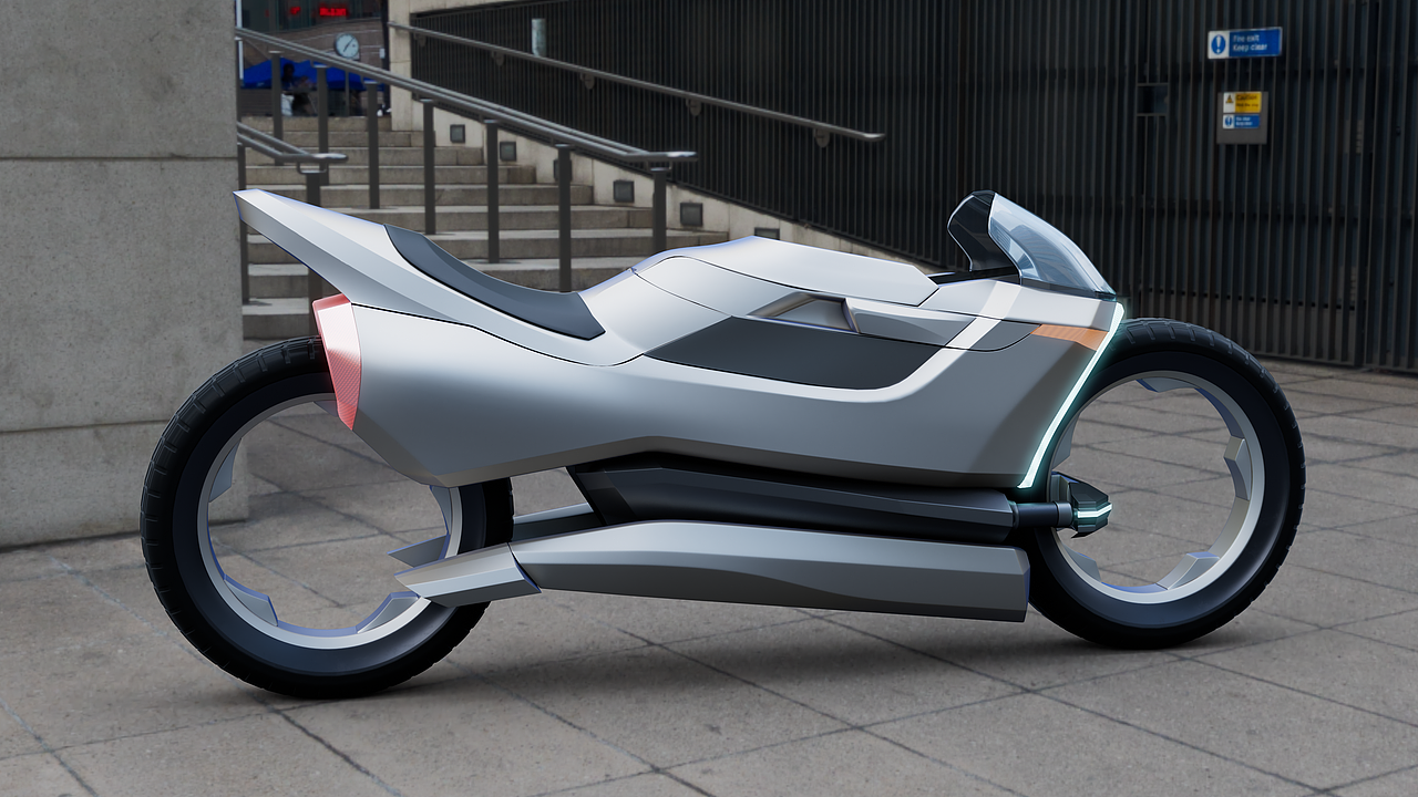 x-ring未来电动摩托车设计