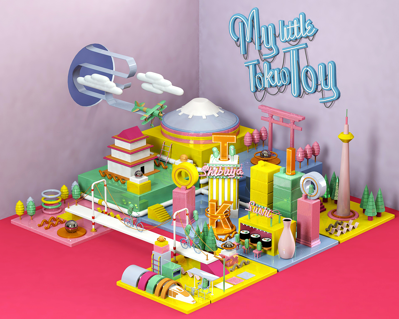 C4D场景练习（2）（图ZMTAwMDgwODI0） - 场景 - 站酷设计师精虎设计原创素材 - 站酷ZCOOL