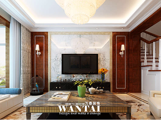 济宁欧式风格影视墙装修设计，奢华与贵气——孙漾漾