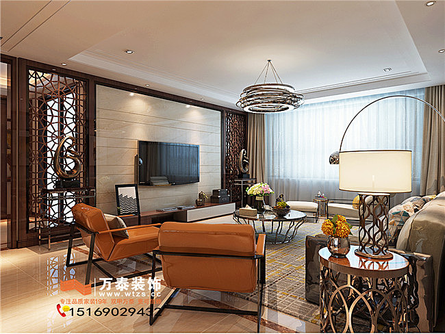 济南领秀城漫山香墅麓府装修设计|万泰装饰总部