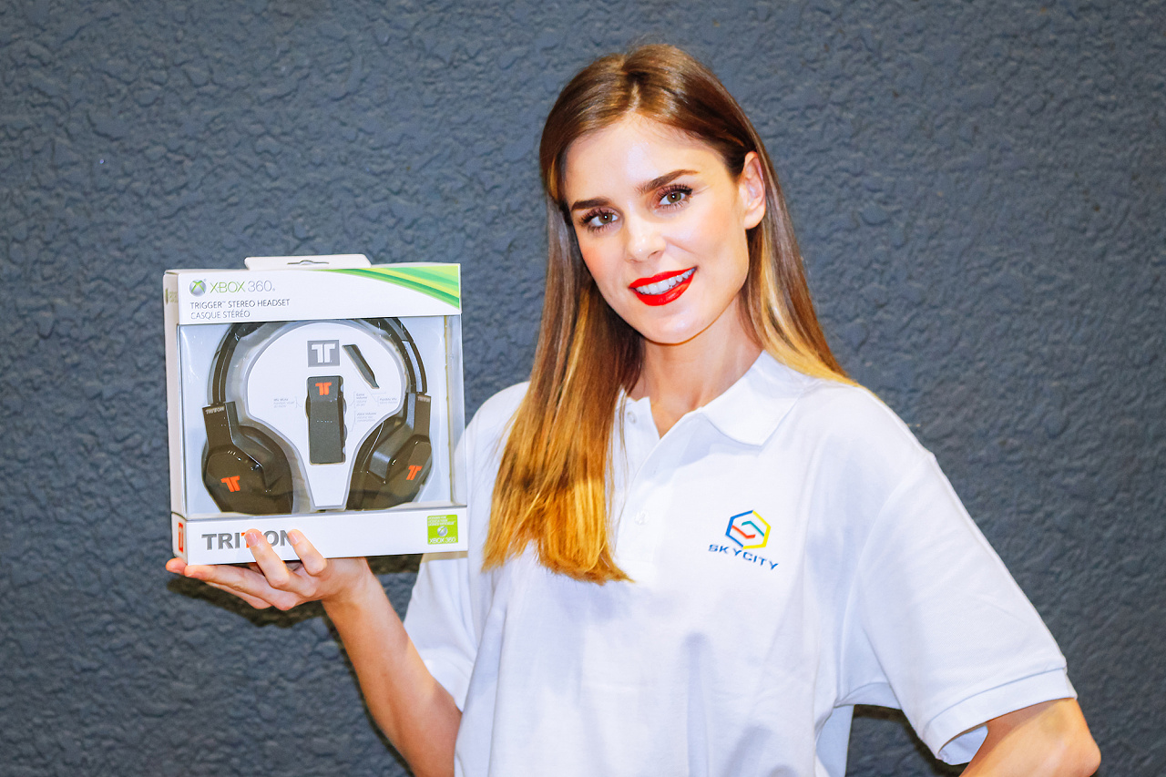 游戏电子展模特产品摄影