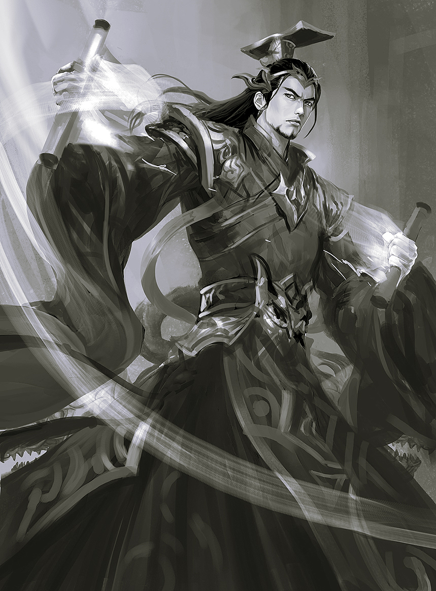 孙权（图ZMTA0NDU5MjMy） - 游戏原画 - 站酷设计师董绍华原创素材 - 站酷ZCOOL