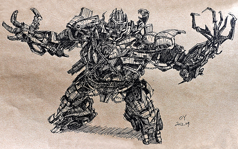 OY励志手绘:一天十画(图ZNzAwMTMwOA==) - 商业插画 - 站酷设计师欧阳鹏杰_OY原创素材 - 站酷ZCOOL
