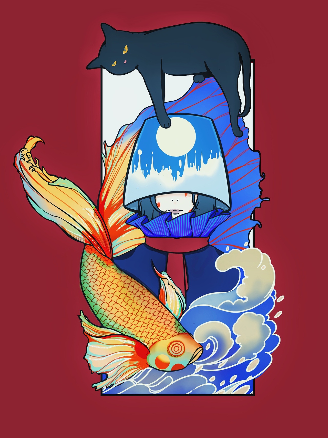 年年有鱼（图ZMjQyNzE2NTg0） - 创作习作 - 站酷设计师老城区喂蚊原创素材 - 站酷ZCOOL