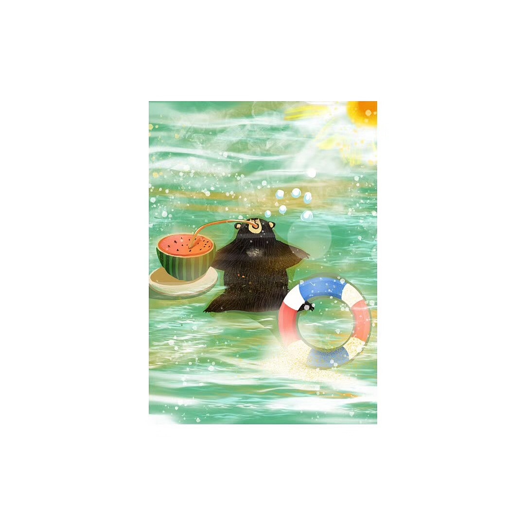 水（图ZMTU1NDU3ODM2） - 儿童插画 - 站酷设计师知而不知原创素材 - 站酷ZCOOL