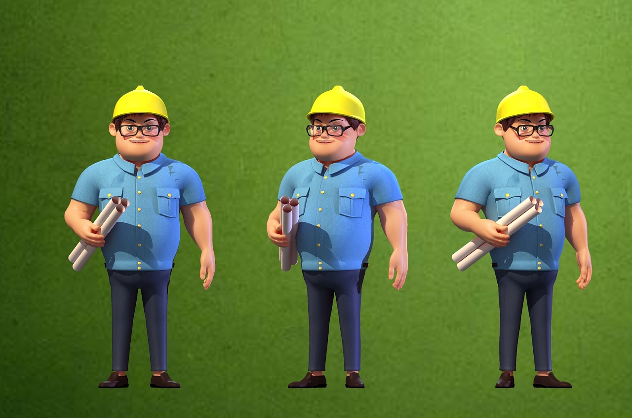 卡通人物三维建模绑定动画毕业设计影视动画视频动画