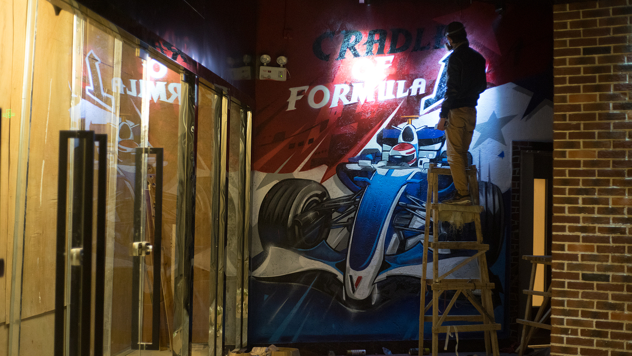 MTS涂鸦团队-车轮下的路