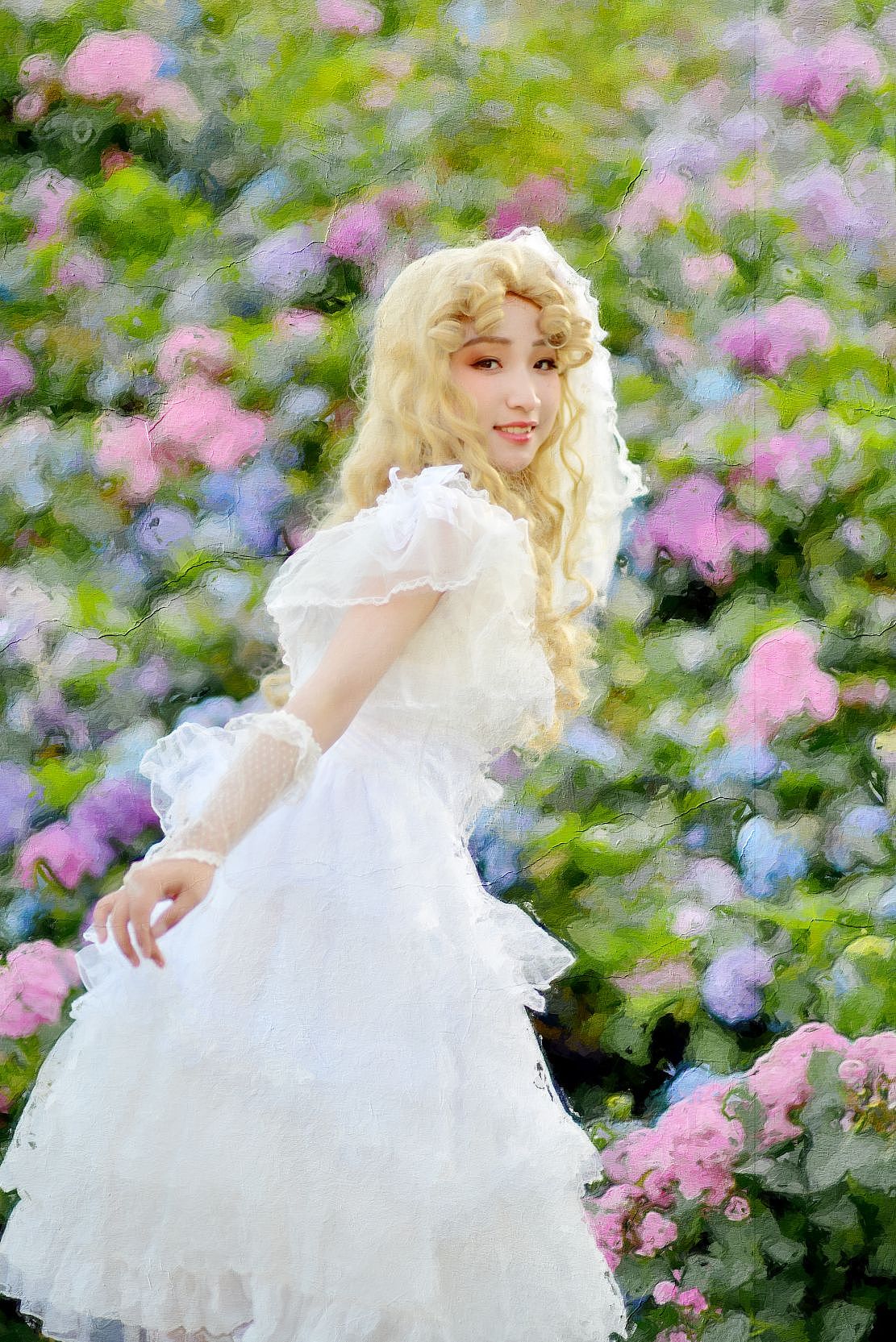 莫奈花园（图ZMzY5MTkxODg0） - 人像摄影 - 站酷设计师摄影爱好者江枫原创素材 - 站酷ZCOOL