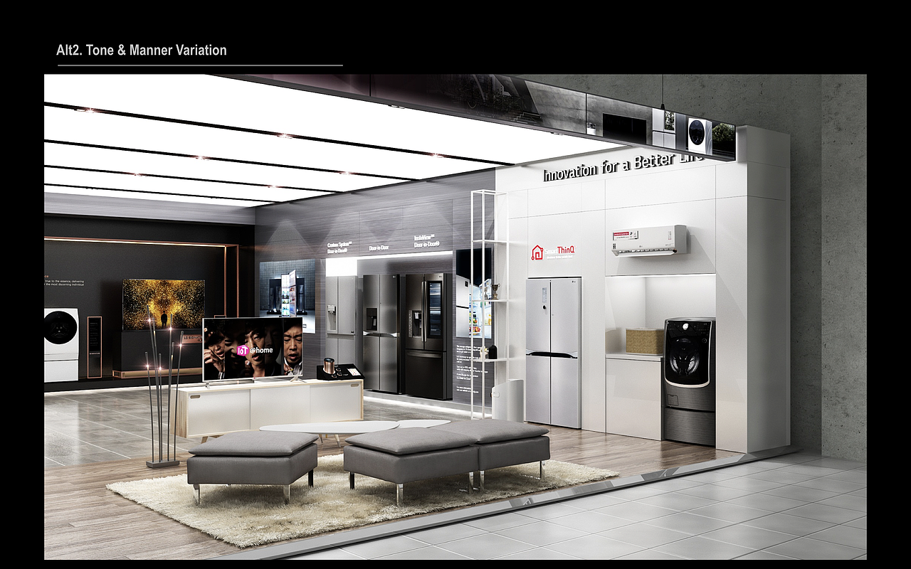 LG 2018 brand shop（图ZMTA2MTIxOTc2） - 场景 - 站酷设计师场景美学设计原创素材 - 站酷ZCOOL