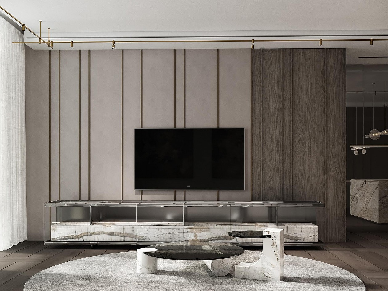 高级灰色系公寓设计