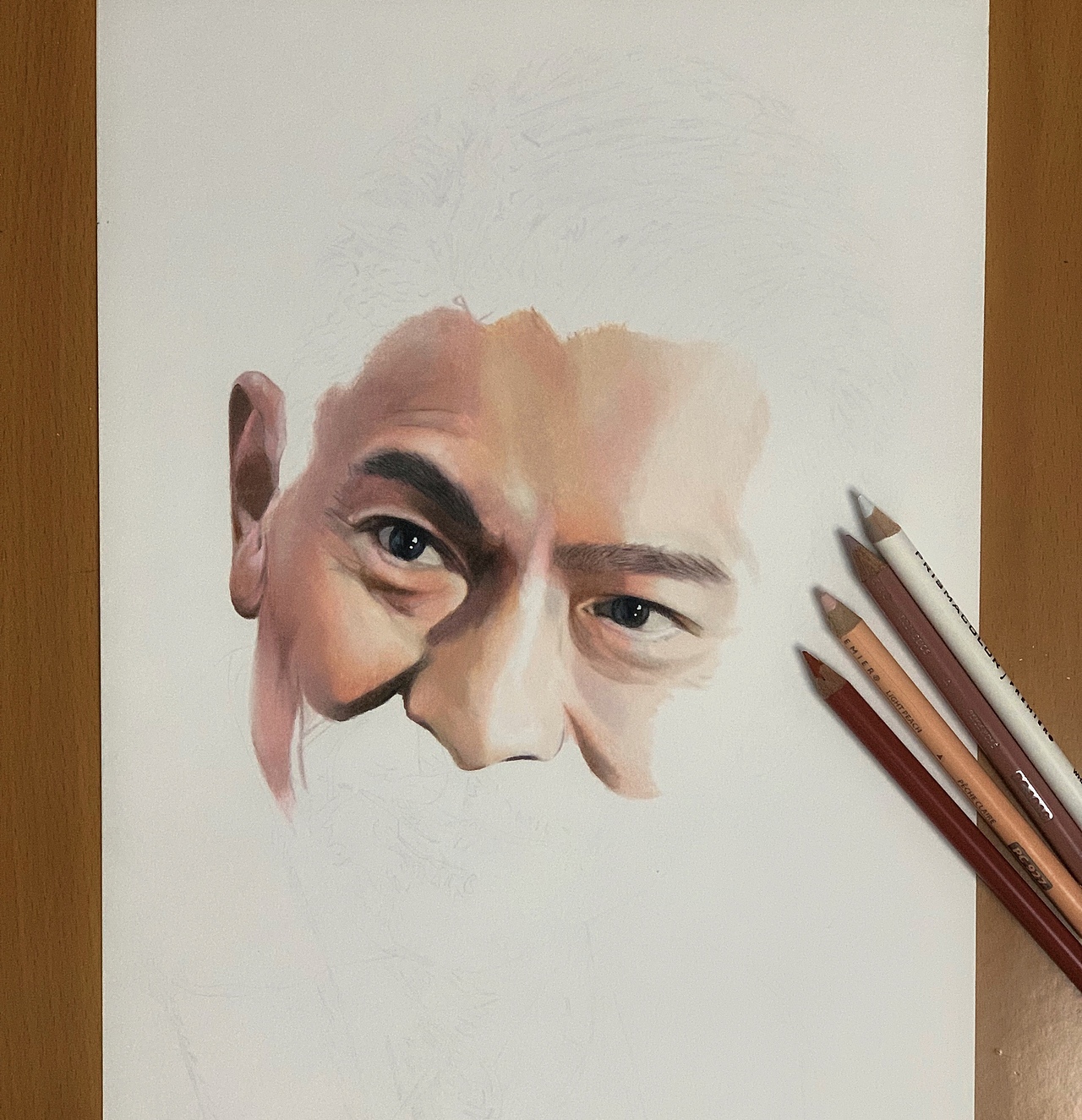 彩铅手绘71刘德华