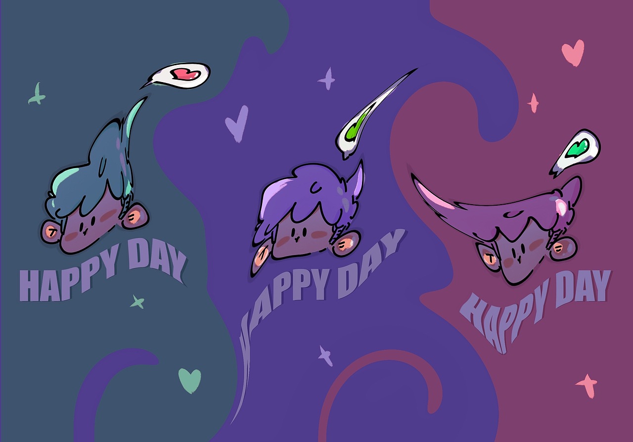 摆尾君的日常（图ZMTk2NTIyODYw） - 儿童插画 - 站酷设计师Devilx_Gentleman原创素材 - 站酷ZCOOL