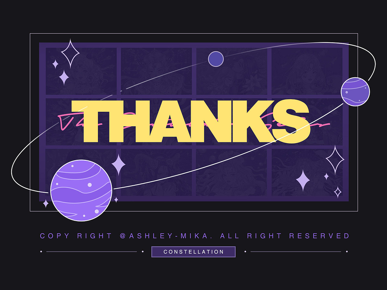 星座系列少女-線性插畫（圖ZMjU4Mzg2ODAw） - 新銳潮流插畫 - 站酷設(shè)計師小森桃ASHLEY原創(chuàng)素材 - 站酷ZCOOL