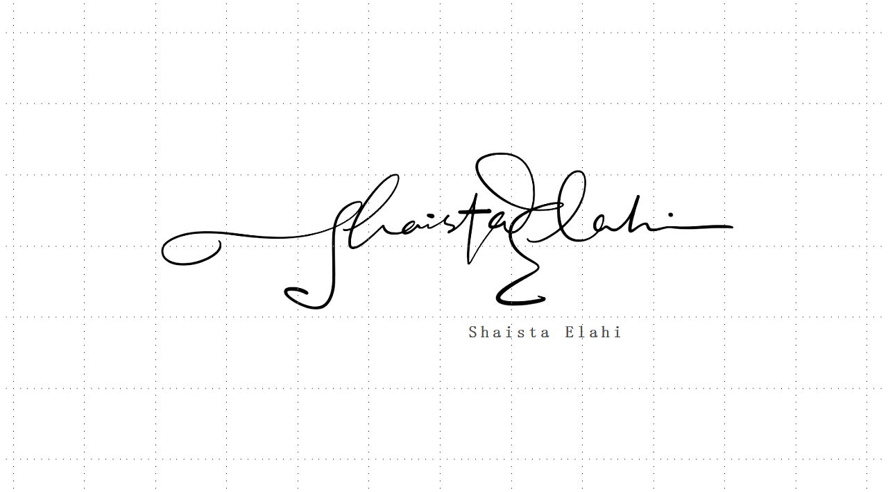 英文签名设计丨英文手写标志丨signature logo design