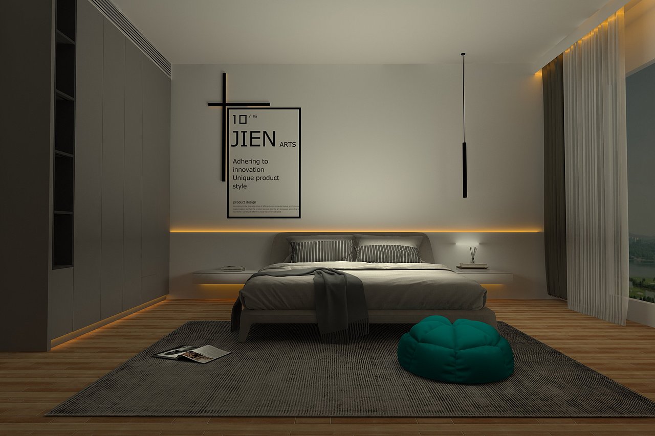 寂静卧室客厅（图ZMjY5ODUzMzcy） - 其他三维 - 站酷设计师看思想动原创素材 - 站酷ZCOOL